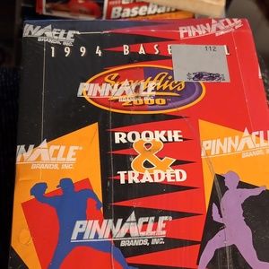 Sportsflics baseball card 1994 rookie & traded unopened 24 sealed packs brand ne